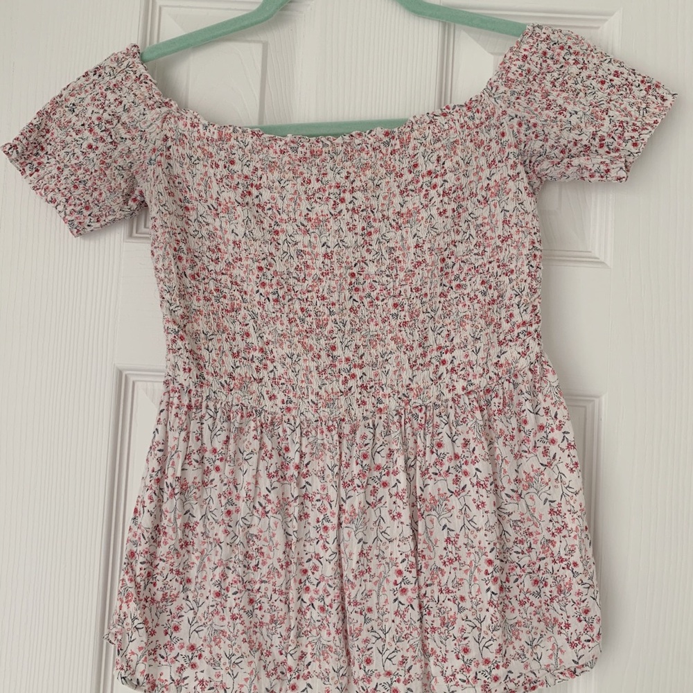 Old Navy Floral Smocked Off-the-Shoulder Top